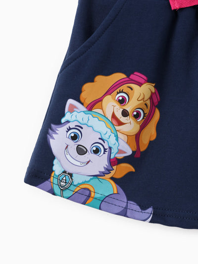 PAW Patrol Toddler Girl 1pc Skye And Everest Heart Pattern Skirtleggings Deep Blue