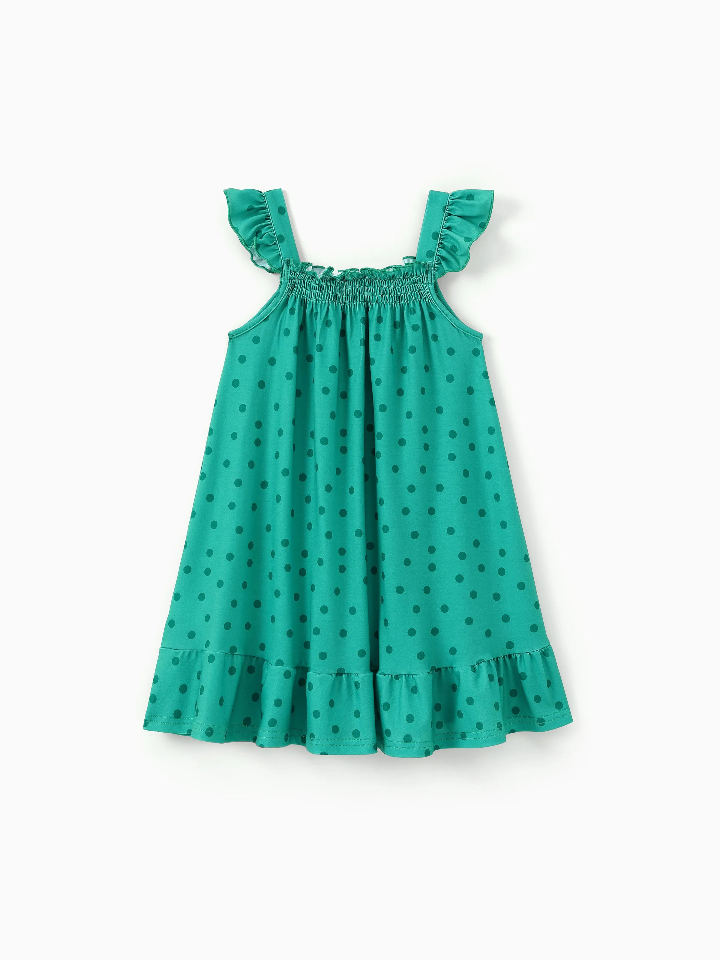 3-Pack Toddler/Kid Girl Childlike Flutter-Sleeve Dresses Light Green, Light Green / 6-7 Years 3-Pack Toddler/Kid Girl Childlike Flutter-Sleeve Dresses Light Green, Light Green / 6-7 Years