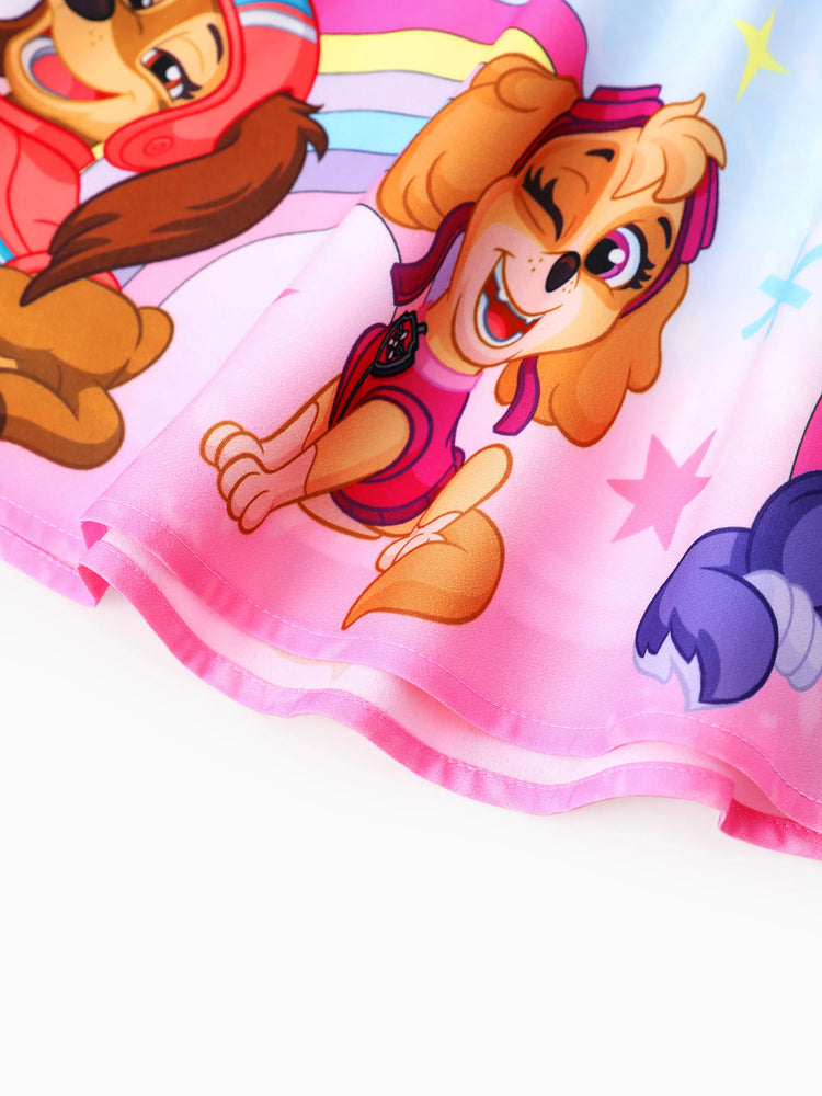 PAW Patrol Toddler Girl 1pc Skye Everest And Liberty Stars print Gradient Skirt Light Blue