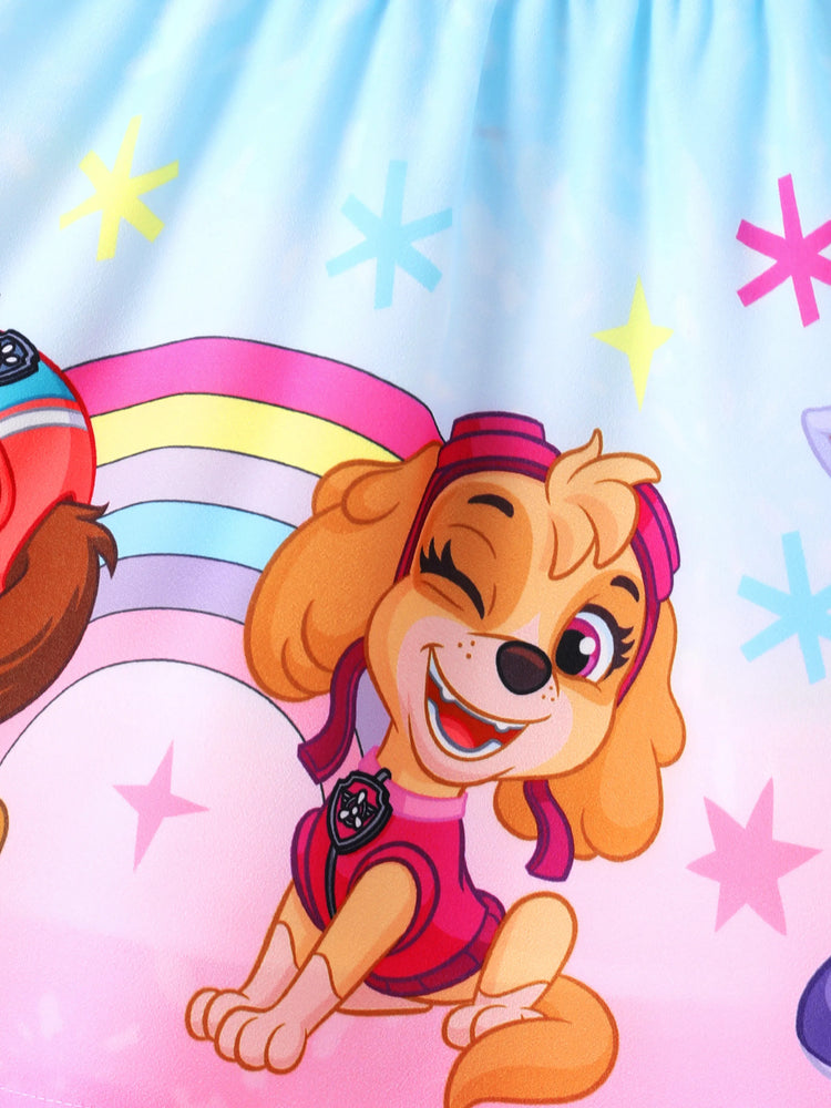 PAW Patrol Toddler Girl 1pc Skye Everest And Liberty Stars print Gradient Skirt Light Blue