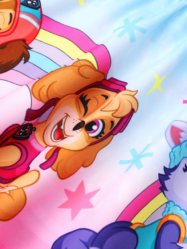 PAW Patrol Toddler Girl 1pc Skye Everest And Liberty Stars print Gradient Skirt Light Blue