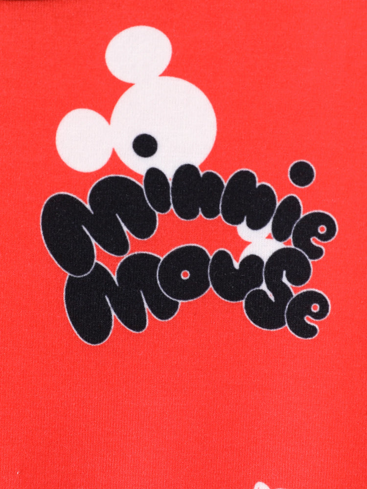 Disney Mickey and Friends Toddler/Kid Girl Naia? Minnie Mouse Pattern Colorblock Tank Dress Red