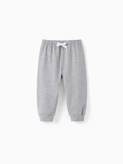 Baby Boy/Girl Casual Cotton Elasticized Pants Grey