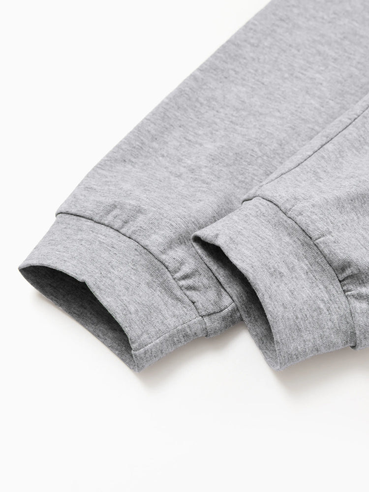 Pantalon décontracté en coton élastique pour bébé garçon/fille, gris