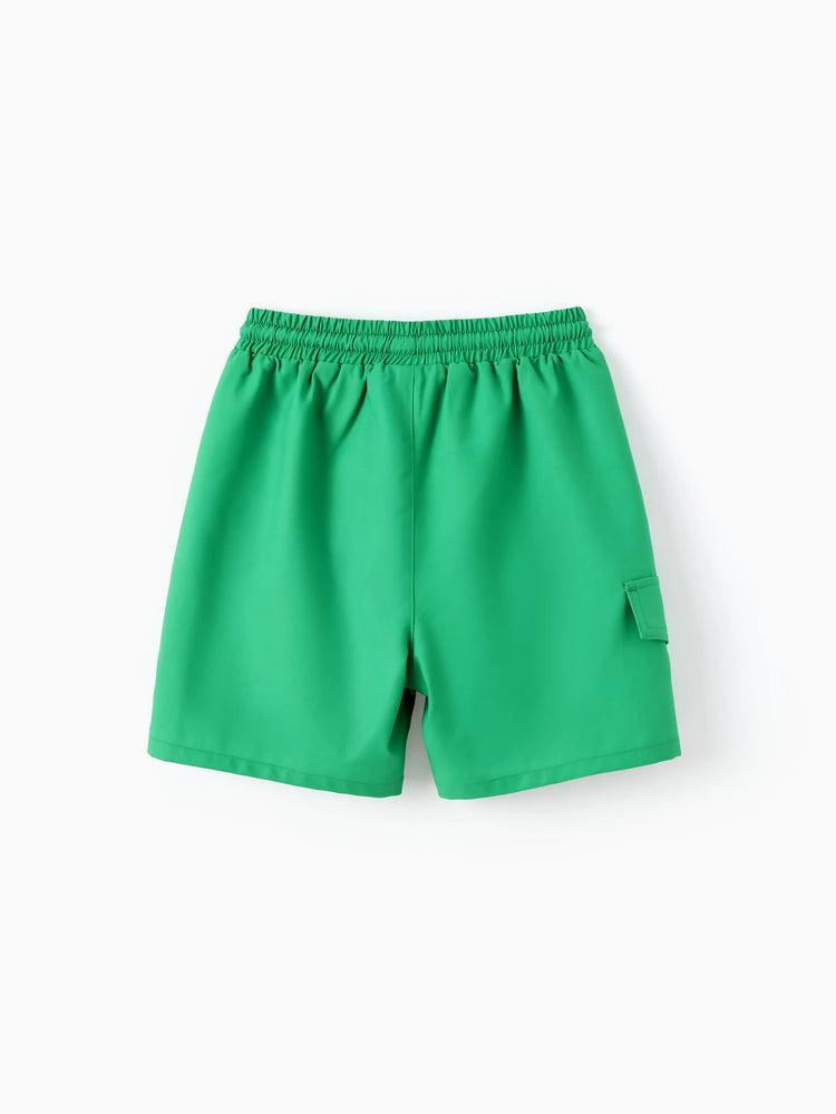 Maillot de bain vert à imprimé Tortues Ninja pour tout-petits et enfants, résistant au soleil, indice de protection solaire UPF 50+