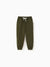 Toddler Boy/Girl Casual Cotton Elasticized Pocket Pants Dark Green