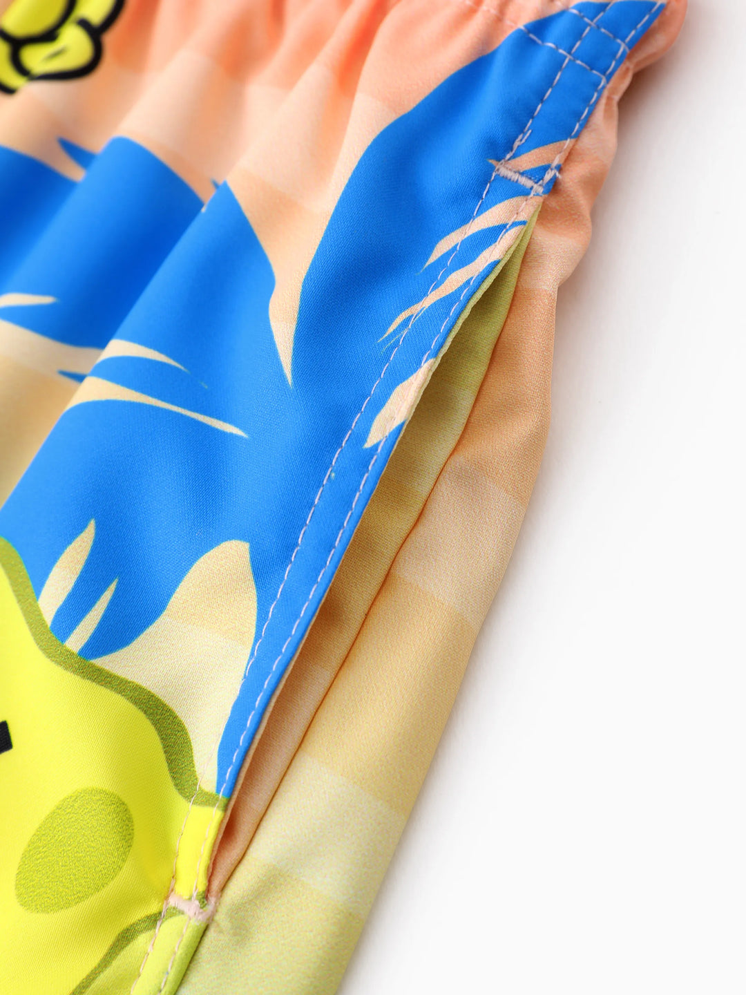 SpongeBob Schwammkopf Kleinkind/Kind Junge 1 Stück Charakter/Streifenmuster UPF 50+ Badehose orange