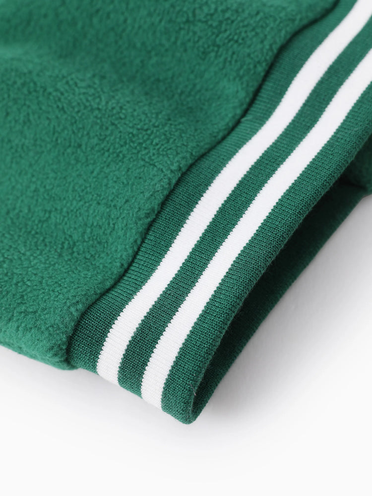 Disney Mickey and Friends Toddler/Kid Mickey Mouse /Minnie Mouse Embroidered Colorblock Plush Jacket Green