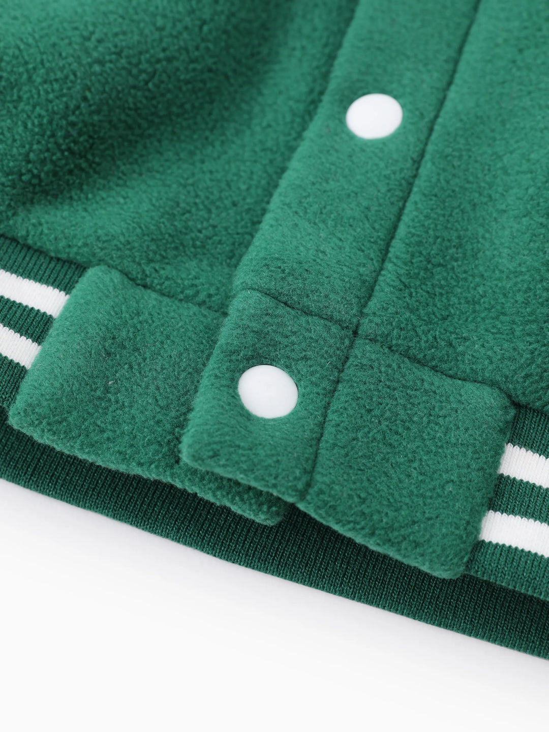 Disney Mickey and Friends Toddler/Kid Mickey Mouse /Minnie Mouse Embroidered Colorblock Plush Jacket Green