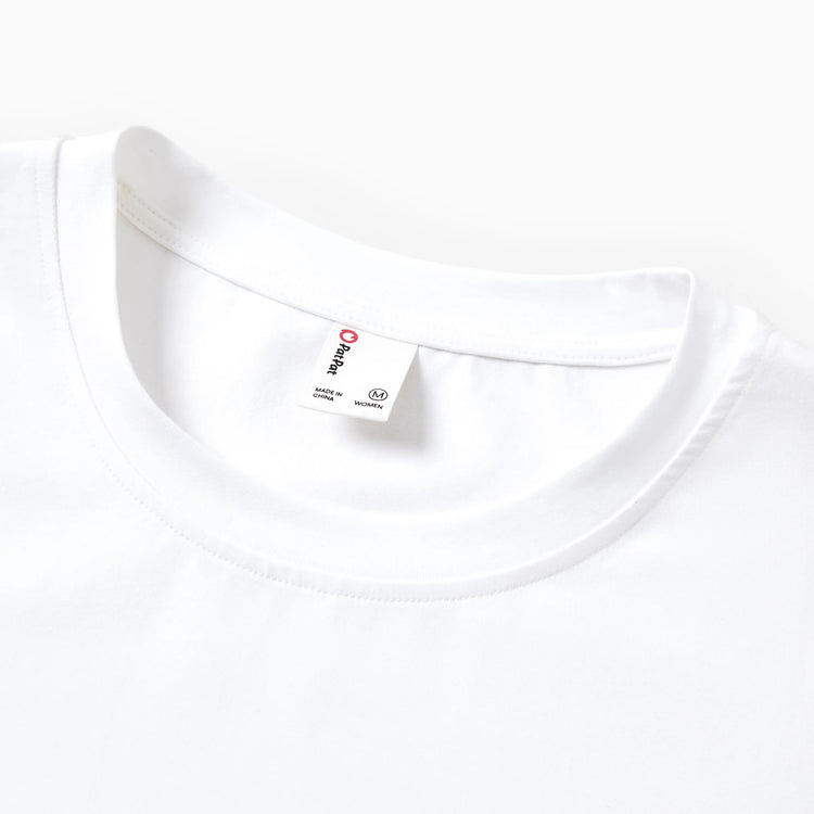 Matching Family Outfits ¨C Black & White Striped Casual Short Sleeve T-Shirt for Men & Boy, Crop Top & Midi Skirt Co-ord Set for women & Girl, Flared Dresses for Baby Girl ¨C Stylish Summer Family Coordinated Cotton Set Black+White