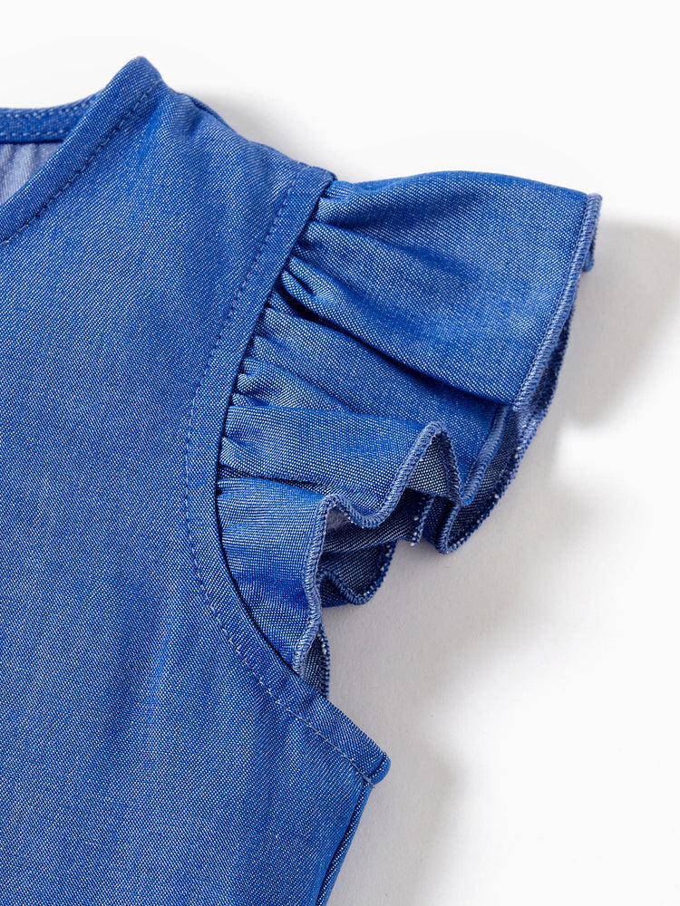 Toddler/Kid Girl Sweet Colorblock Floral Print Dress Colorful