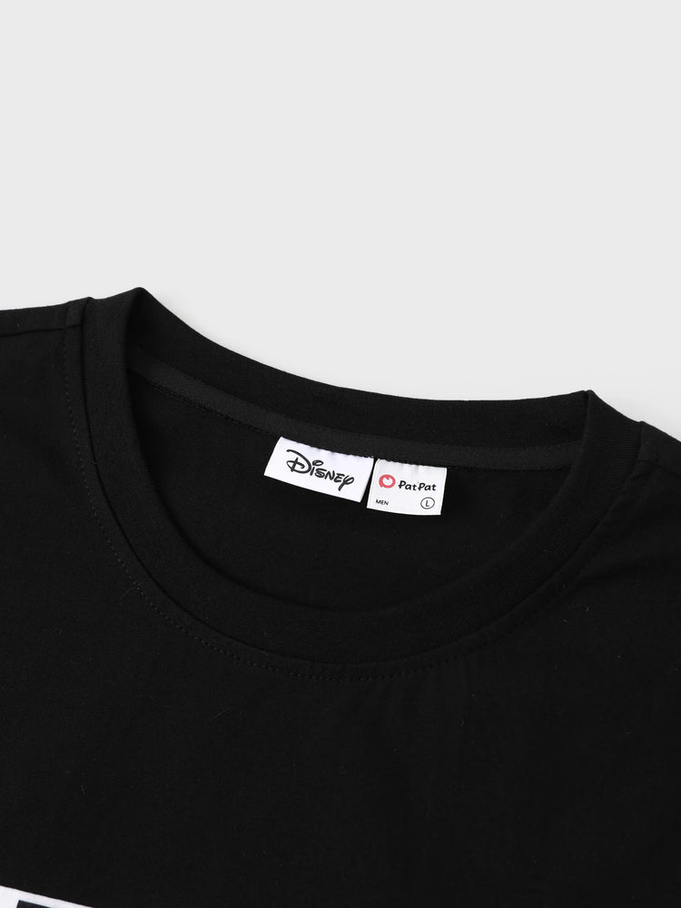 Robe/T-shirt/Combinaison Décontractée Assortie Famille Disney Mickey et ses Amis Graffiti Noir