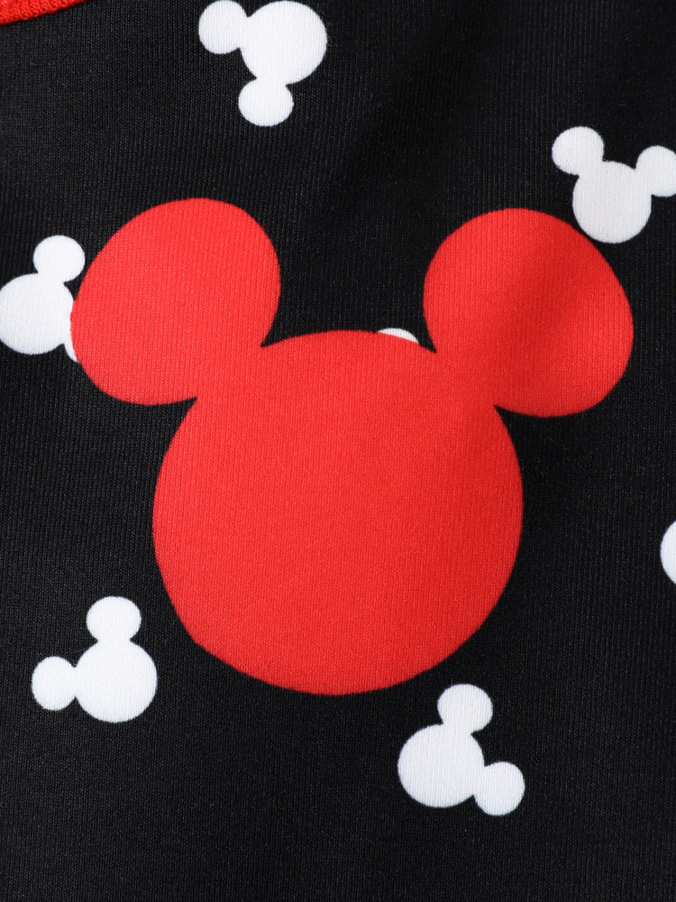 Mommy and Me Disney Mickey and Friends Family matching 1pc Mickey Mouse Allover Print Sporty Dress/Cotton Top /Romper
Expression Casual Suits Family Set 3pcs Cotton Unisex Black