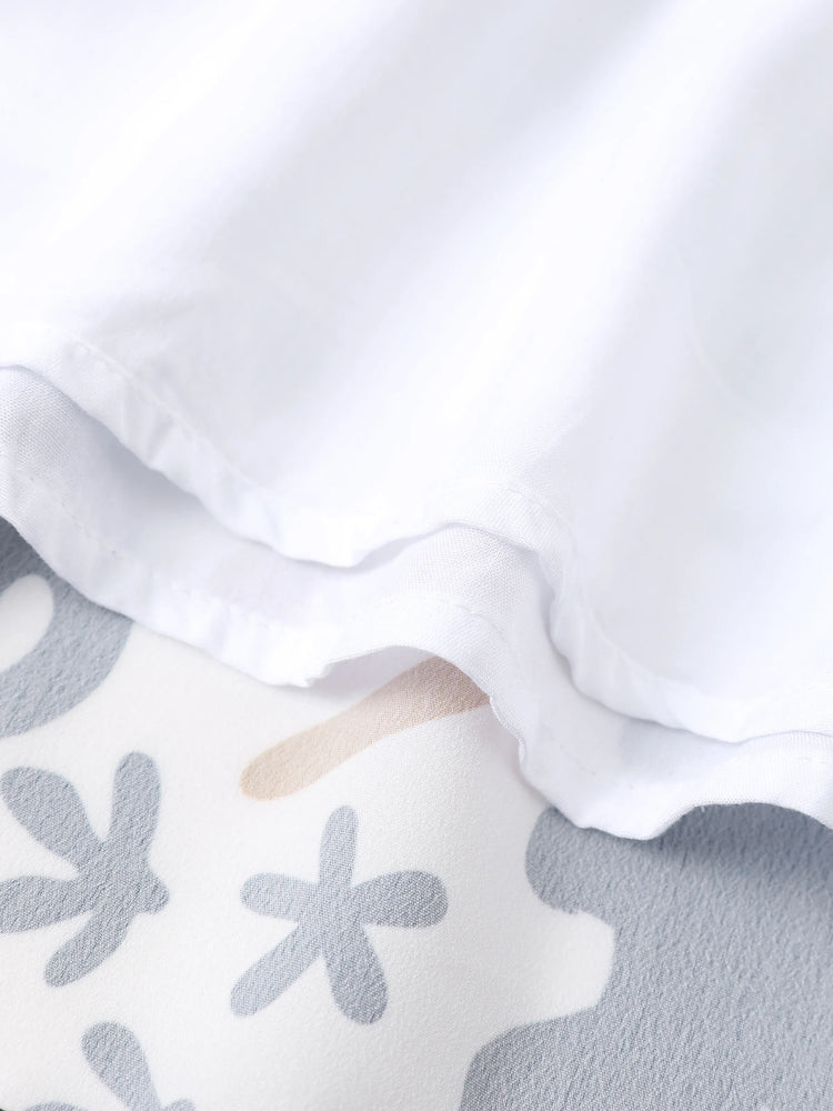 Disney Lion King Family Matching Simba Palm Leaf Pattern Colorblock Dress/Top/Romper Dark Blue