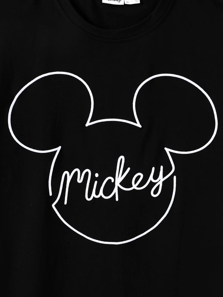 Daddy and Me Disney Mickey and Friends Family matching 1pc Mickey Mouse Allover Print Sporty Dress/Cotton Top /Romper
Expression Casual Suits Family Set 3pcs Cotton Unisex Black