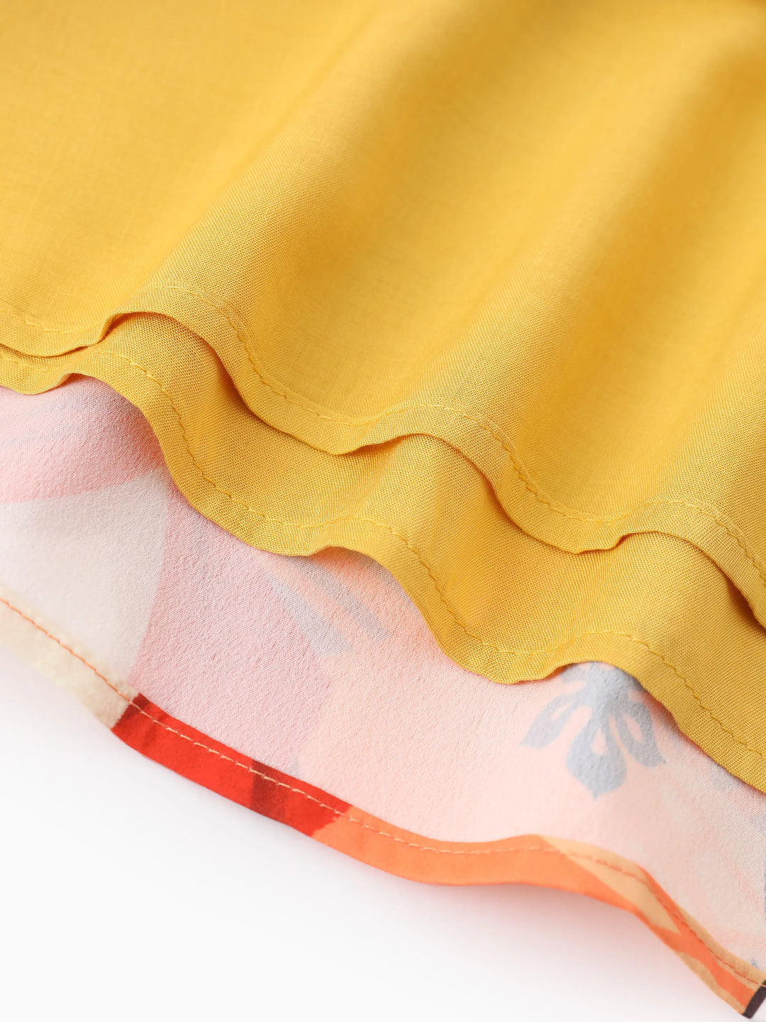 Robe/chemise assortie sans manches en crochet tropical à motif feuilles de palmiers Moana de Disney Princess Family, jaune