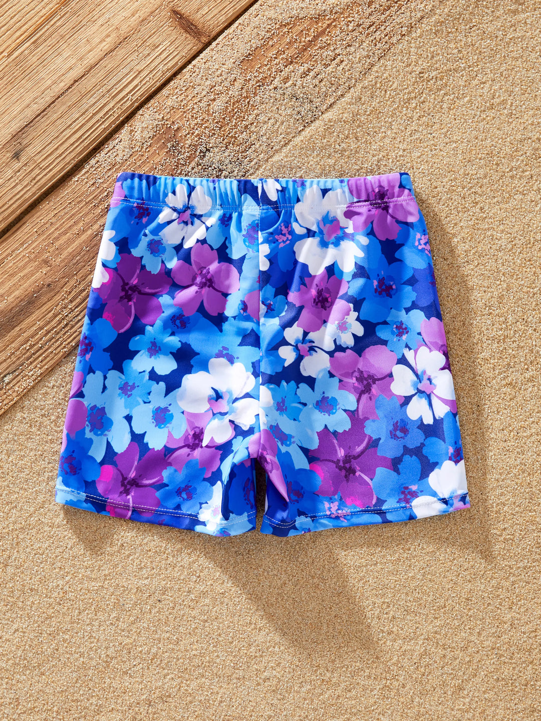 Shorts de bain Flora pour garçon tout-petit Violet