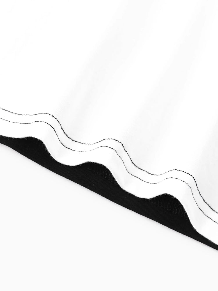 Family Matching Set Tropical Print Cotton Short-sleeve Shirt or Sleeveless Belted Dress Black