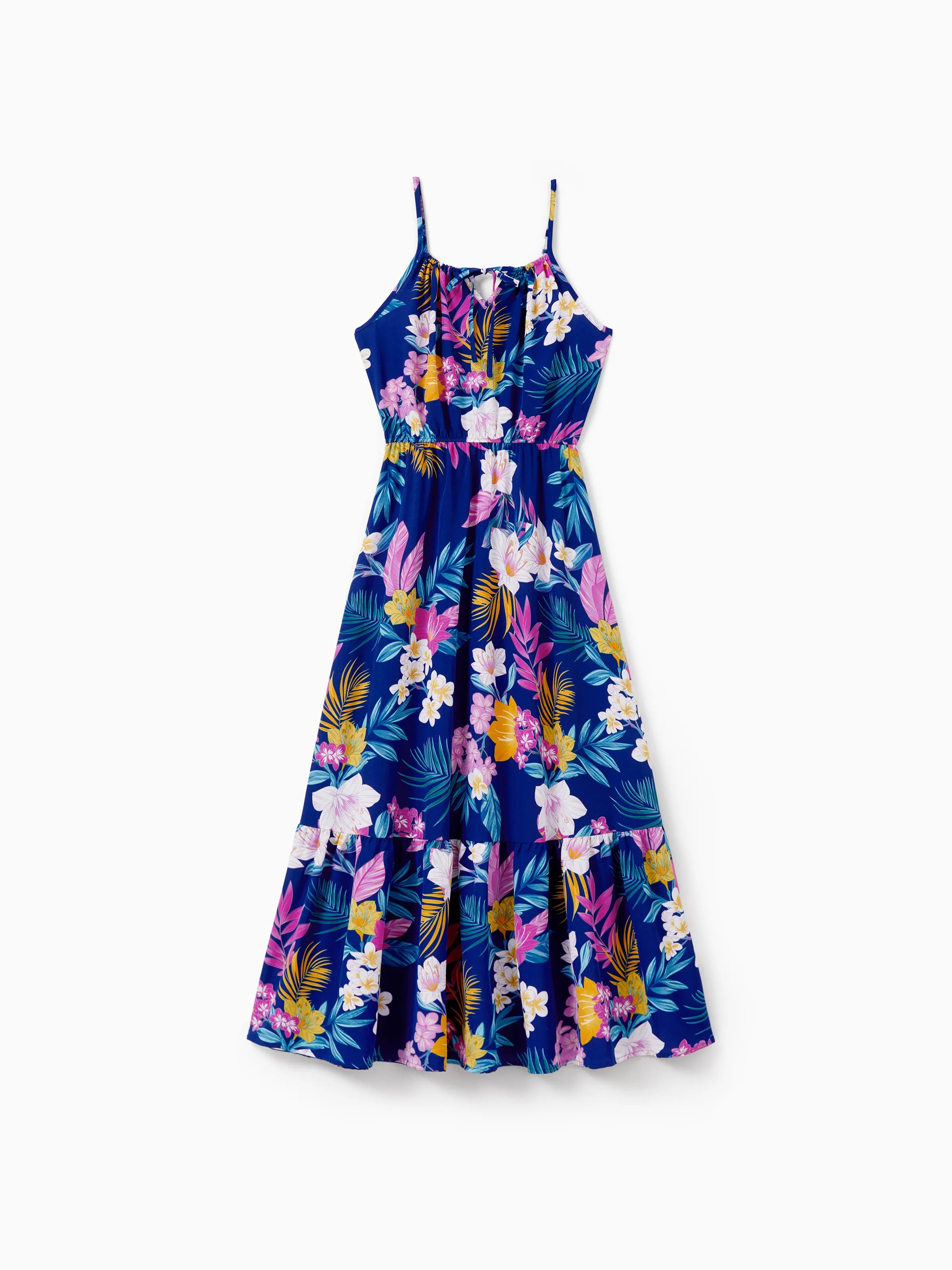 Matching Family Hawaiian Outfits Tropical Floral Print Strap Dress or Short-sleeve Shirts & Shorts Set Summer Beachwear Set for Vacation Deep Blue, Matching Family Hawaiian Outfits Tropical Floral Print Strap Dress or Short-sleeve Shirts & Shorts Set Summer Beachwear Set for Vacation Deep Blue,