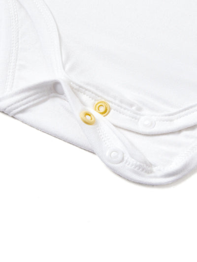 Bamboo Baby Boy/Girl Casual Romper White