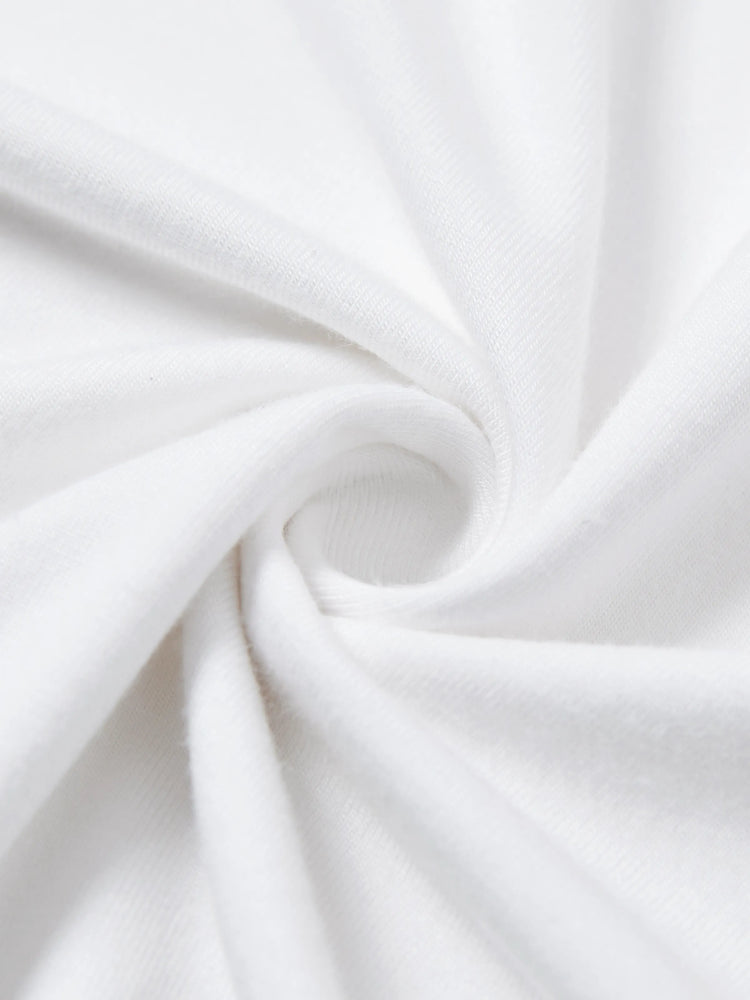 Bamboo Baby Boy/Girl Casual Romper White