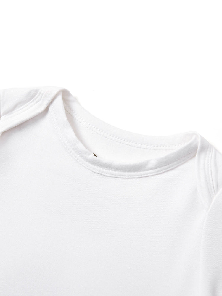 Bamboo Baby Boy/Girl Casual Romper White