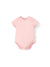 Bamboo baby casual romper, pink.