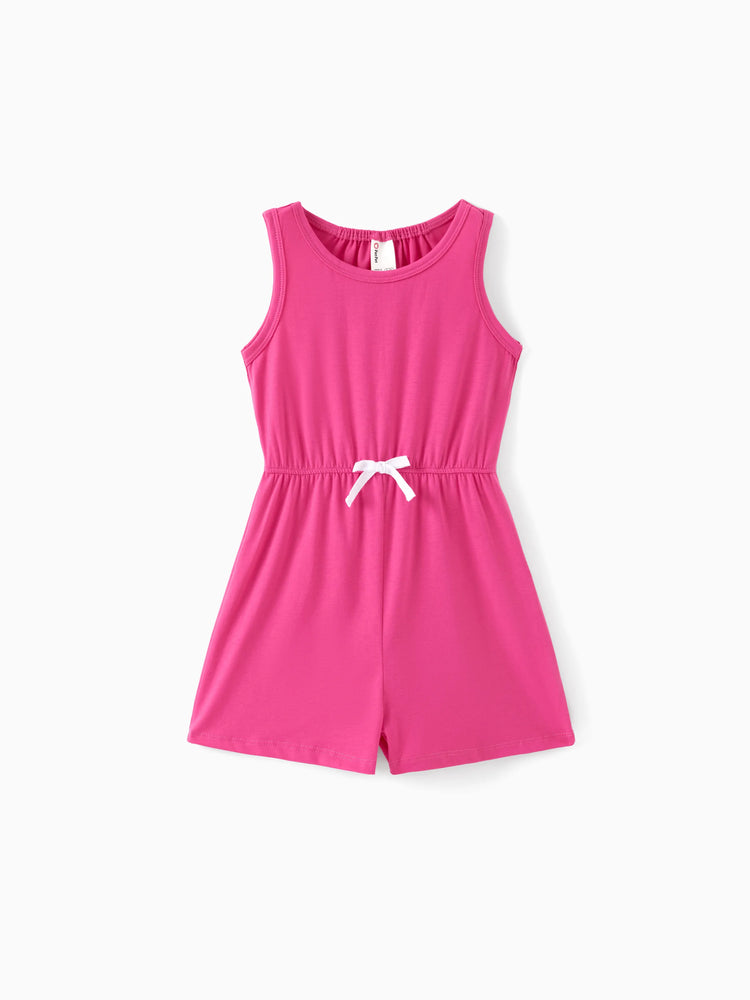 Lot de 3 combinaisons sans manches pour fille, multicolores