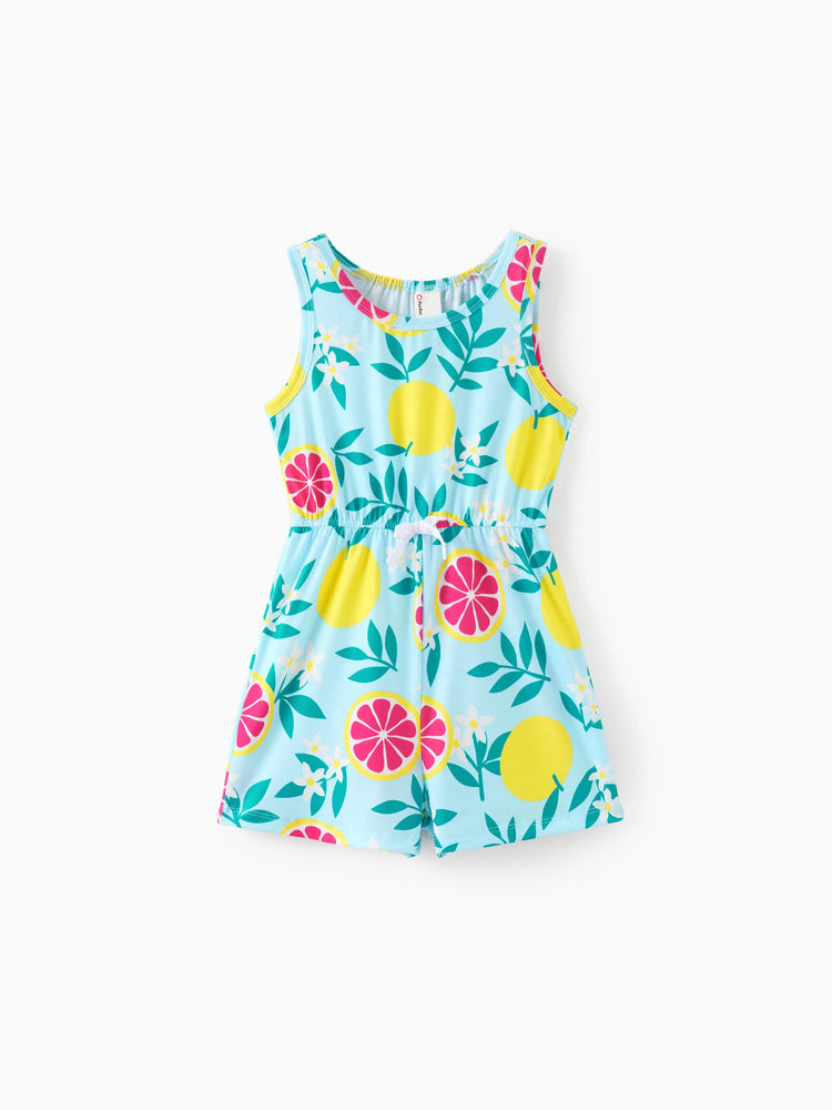 Lot de 3 combinaisons sans manches pour fille, multicolores