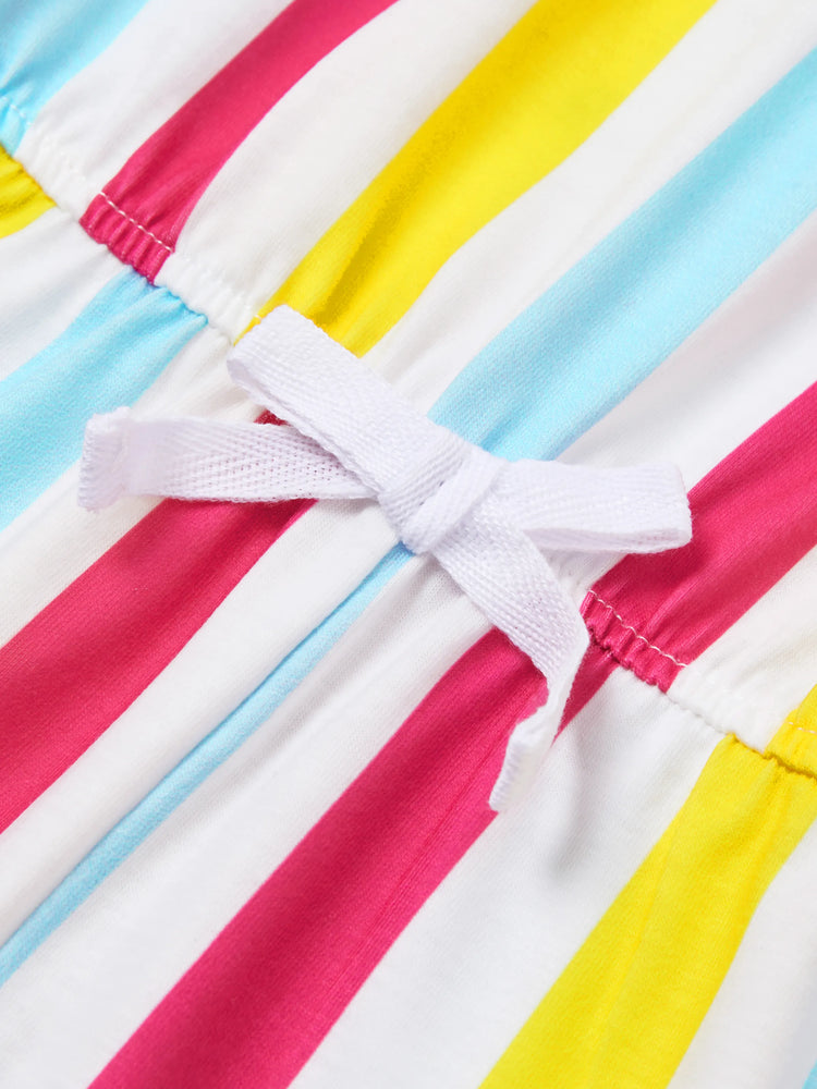 Lot de 3 combinaisons sans manches pour fille, multicolores