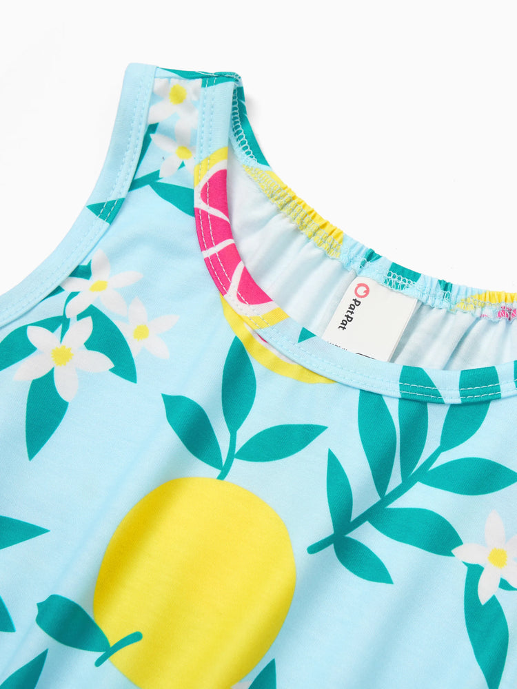 Lot de 3 combinaisons sans manches pour fille, multicolores