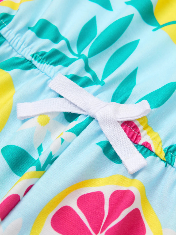 Lot de 3 combinaisons sans manches pour fille, multicolores