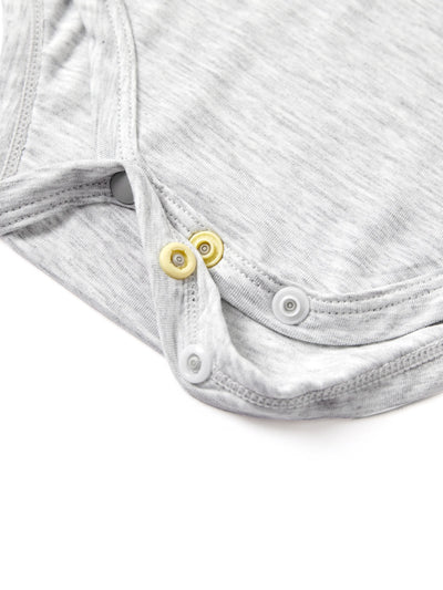 Bamboo Baby Boy/Girl Casual Romper Grey