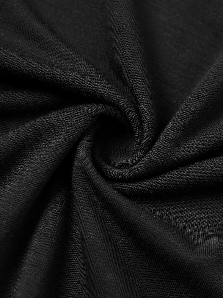 Bambus Baby Jungen/Mädchen Casual Strampler schwarz