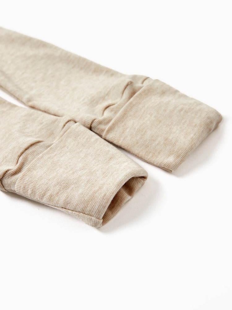 Gigoteuse en laine pour bébé fille, robe avec bandeau, abricot