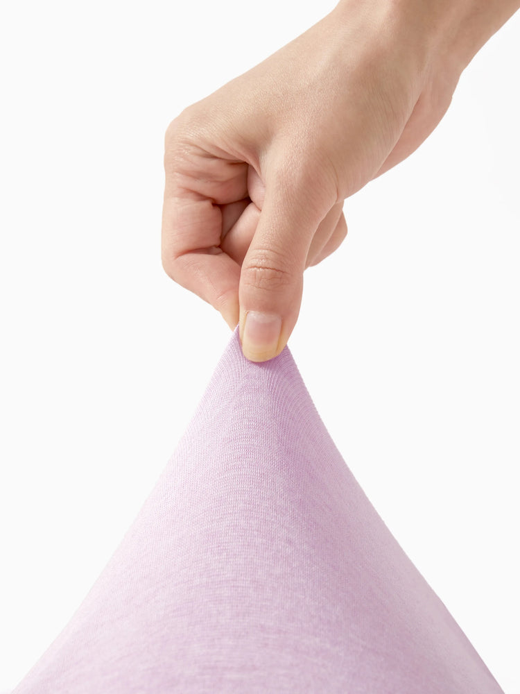 Gigoteuse en laine pour bébé fille avec bandeau rose