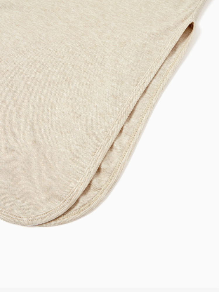 Gigoteuse en laine pour bébé fille, robe avec bandeau, abricot