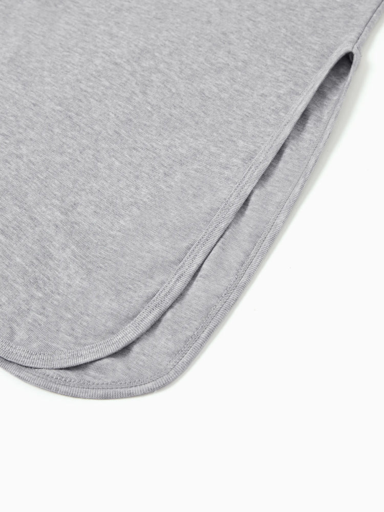 Gigoteuse bébé garçon/fille couleur unie avec bonnet gris