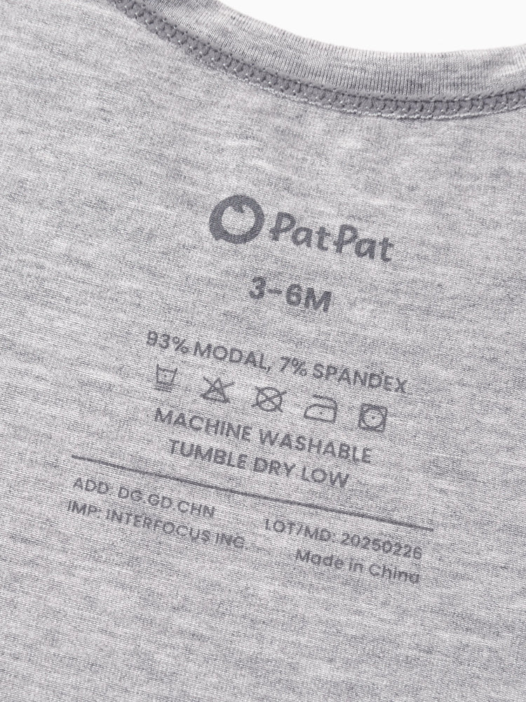 Baby Boy/Girl 4-Piece Modal Solid Color Rompers Set White