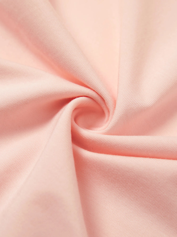 Baby Boy/Girl 4-Piece Modal Solid Color Rompers Set Pink