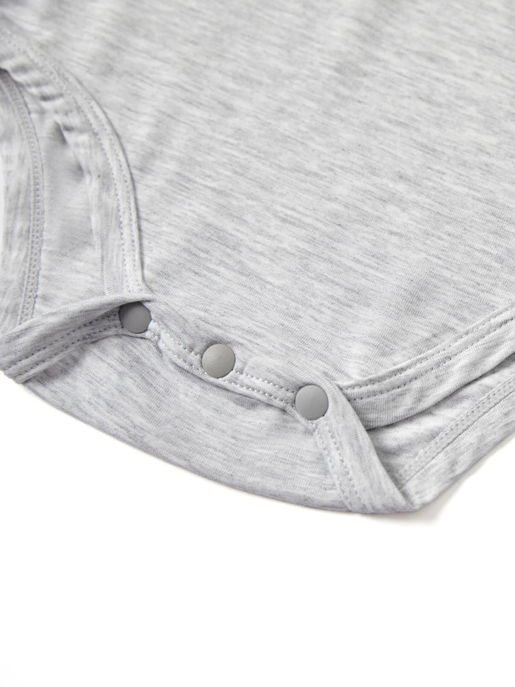Bamboo Baby Boy/Girl Casual Romper Grey