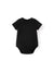 Bamboo baby casual romper, black.