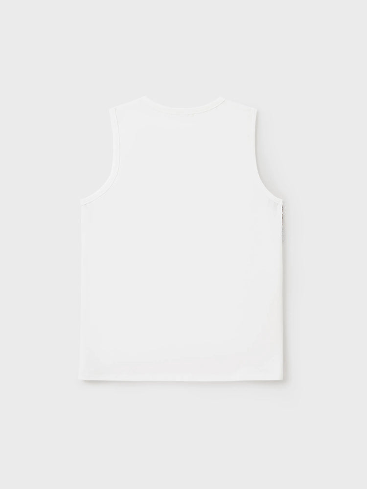 Tropical Leaf Matching Family Outfits Cotton Tank Top & Sleeveless Summer Dresses Set for Mom, Dad, Kids Vacation Beach Clothes Color block