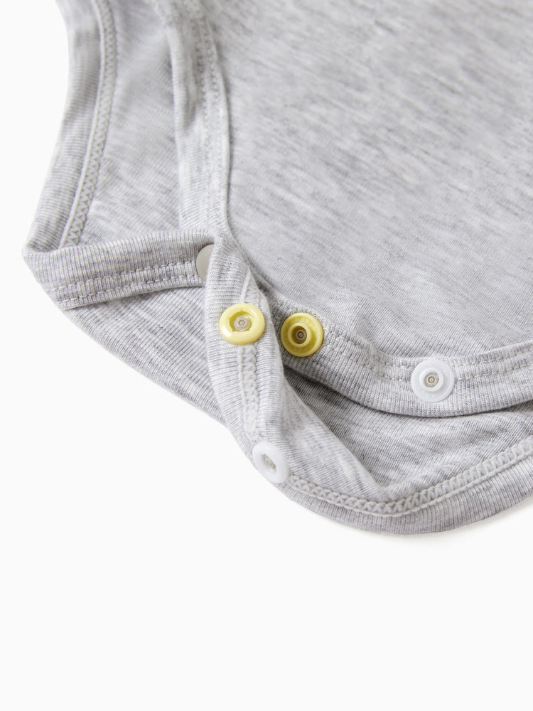 Baby Boy/Girl 3-Pack Lyocell Solid Color Romper Black