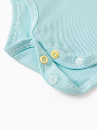 Baby Boy/Girl 3-Pack Lyocell Solid Color Romper Pink