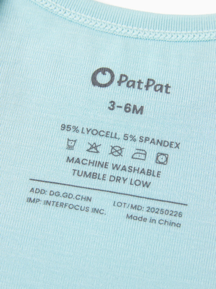 Lot de 3 barboteuses en lyocell de couleur unie pour bébé garçon/fille, rose