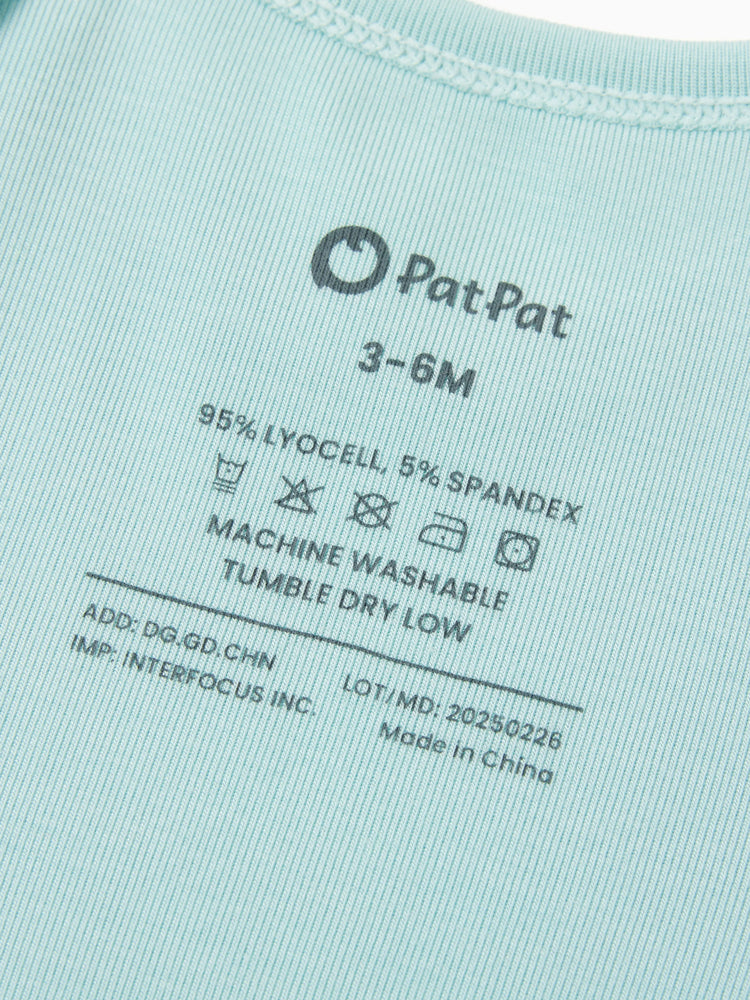 Lot de 3 barboteuses en lyocell de couleur unie pour bébé garçon/fille, vert foncé