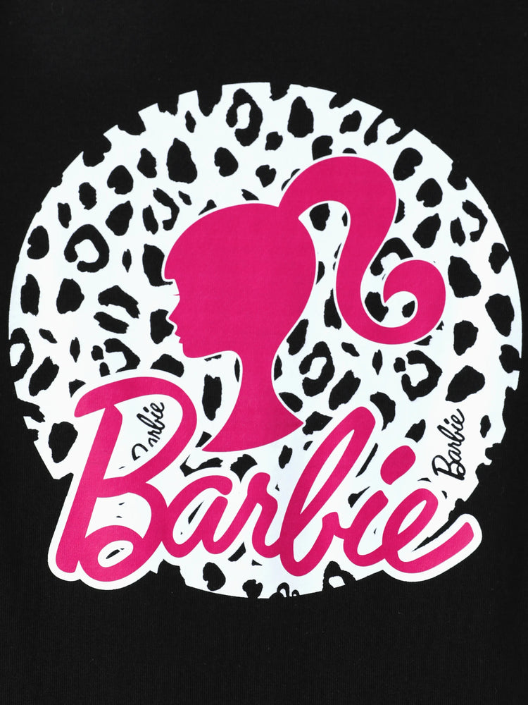 Lot de 2 combinaisons enfantines en coton rose vif pour bébé fille Barbie