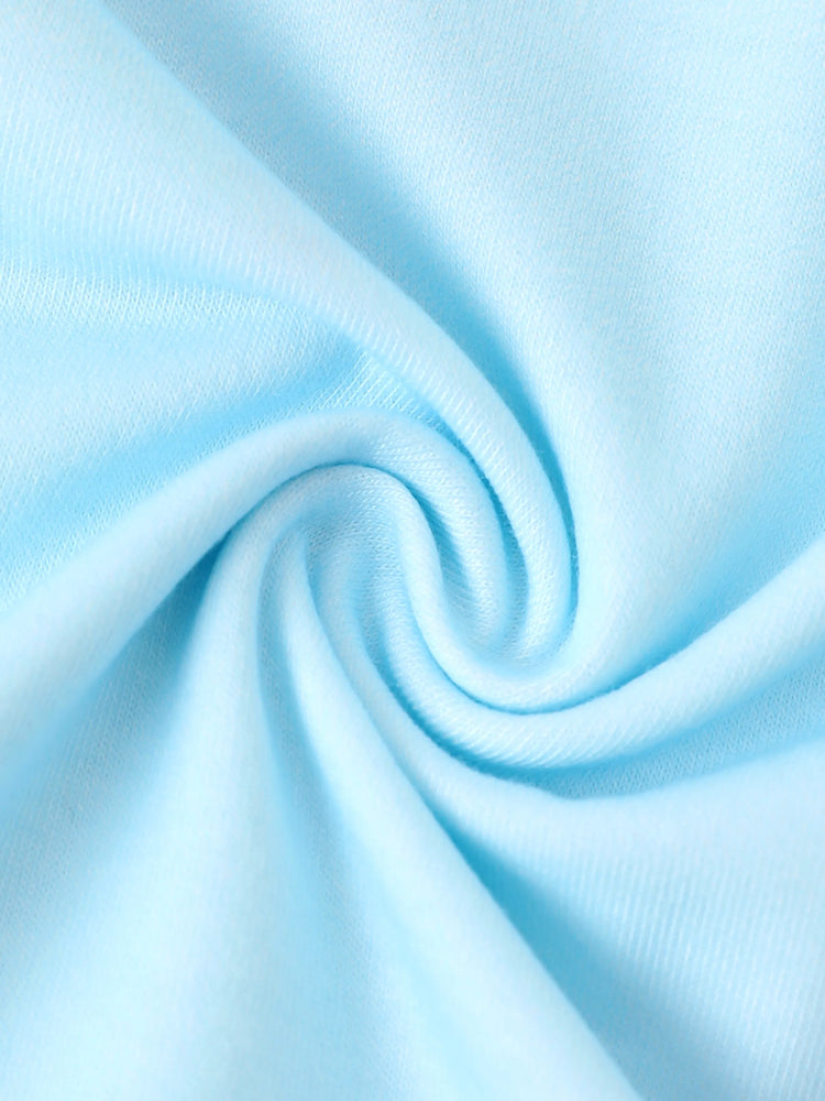 Pijama informal con volantes de Peppa Pig para niña pequeña, color azul claro