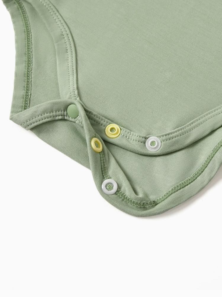 Bambus 5er-Pack Baby Jungen/Mädchen Casual Strampler hellgrün